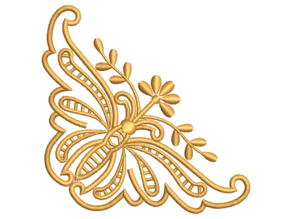 Butterfly Corner Border Design Review