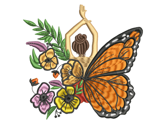 Butterfly Woman Silhouette Design: A Review for Business Branding and Merch Use