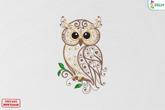 Elegant Filigree Owl Artwork for Meaningful Handmade Gifts