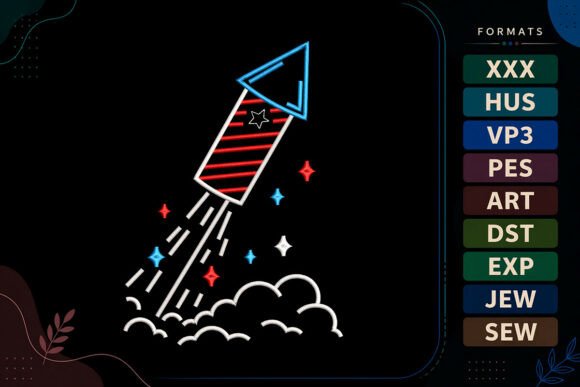 h1>Firework Rocket 4th of July Embroidery Design Review