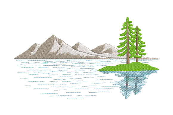 Mountain Lake Scene: A Designer's Review for Boutique Apparel Projects