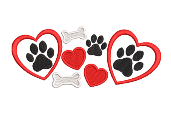 Reviewing Dog Paw Hearts for Real Embroidery Projects